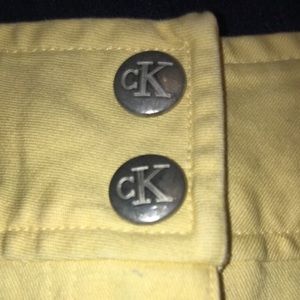 Yellow Calvin Klein Skirt